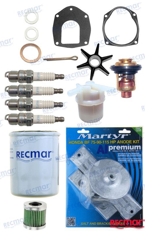 HONDA MAINTENANCE KIT | OEM  06211-ZY9-505 | BF75D BF90D | RECMAR