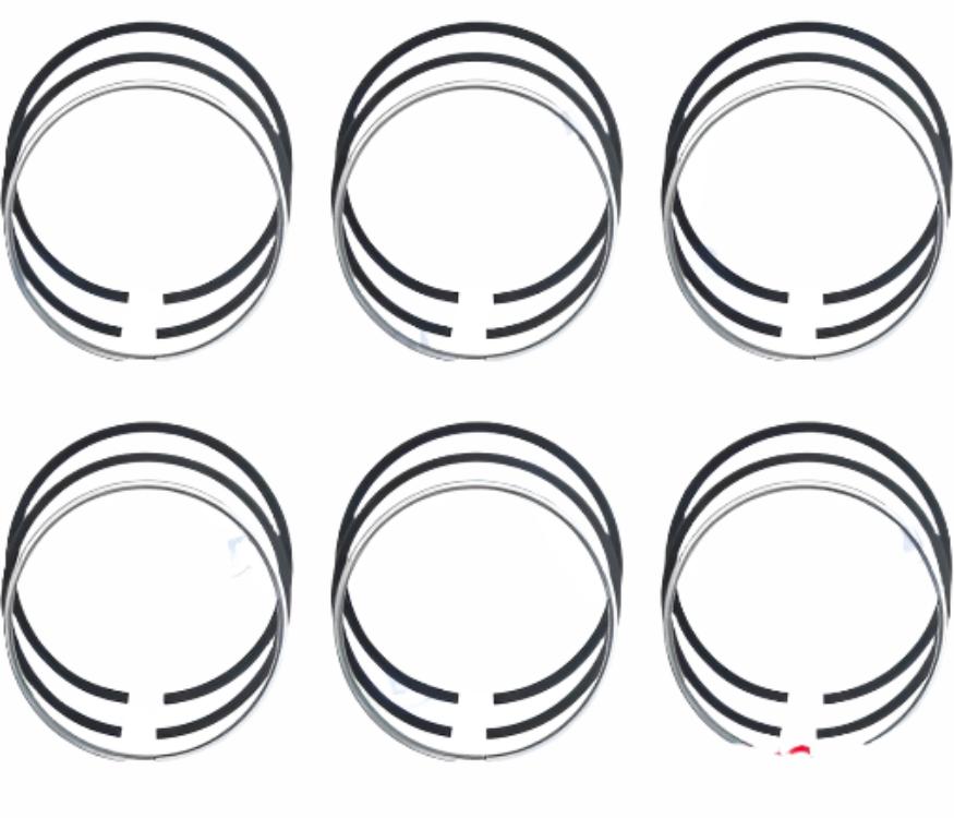 YANMAR PISTON RING SET 6LP & 6LPA | OEM  119770-00250 | RECMAR