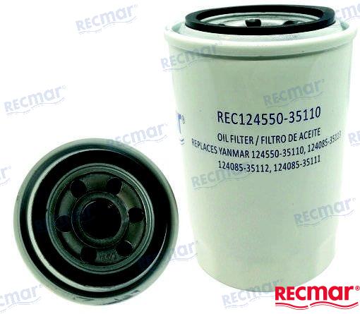 YANMAR OIL FILTER | OEM  124550-35110 | OIL FILTER | RECMAR