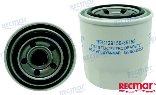 YANMAR OIL FILTER | OEM  129150-35153 | OIL FILTER | RECMAR