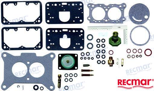 MERCRUISER/VOLVO PENTA CARBURETOR KIT 155 (5.0L), 165 (5.0L), 175 (5.0L), 185 (5.0L), 302 (5.0L) | OEM  1396-4656 |  RECMAR