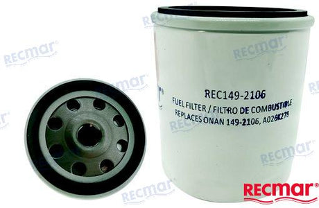 ONAN FUEL FILTER | OEM  149-2106 |  RECMAR