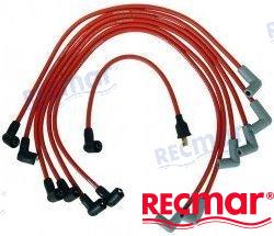 MERCRUISER SPARK PLUG WIRE SET | OEM  15-401 | SPARK PLUGS | RECMAR