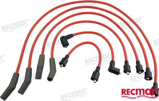 MERCRUISER SPARK PLUG WIRE SET | OEM  15-402 | SPARK PLUGS | RECMAR