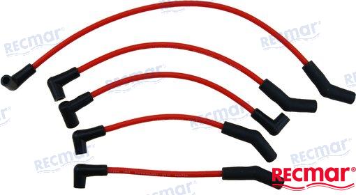 MERCRUISER SPARK PLUG WIRE SET | OEM  15-405 | SPARK PLUGS | RECMAR