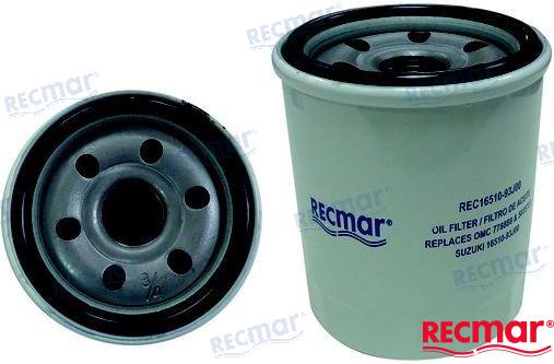 SUZUKI OIL FILTER | OEM  16510-93J00 | OIL FILTER | RECMAR