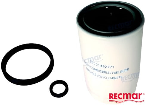 Volvo Penta Fuel Filter | OEM 21492771 | Recmar