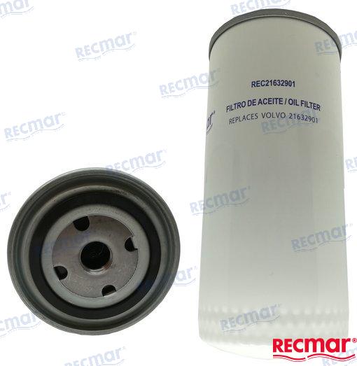 VOLVO PENTA OIL FILTER | OEM  21632901 | OIL FILTER | RECMAR