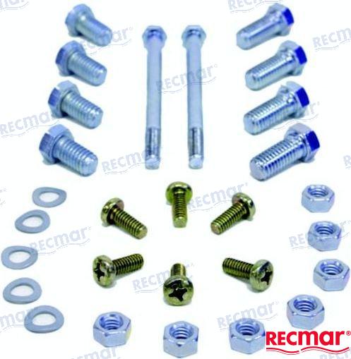 VOLVO PENTA BOLT KIT EXHAUST MANIFOLD | OEM  22005 | AQ115A, B • BB115A, B, C • AQ130A, B, C, D | RECMAR