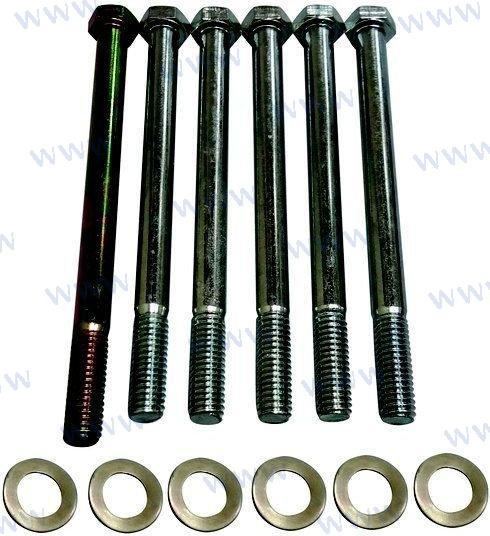 VOLVO PENTA MANIFOLD BOLT KIT | OEM  22145 | V6 AQ 175 • AQ 205 • AQ430 A/B • 431 A/B • AQ 434 (-1993) | RECMAR