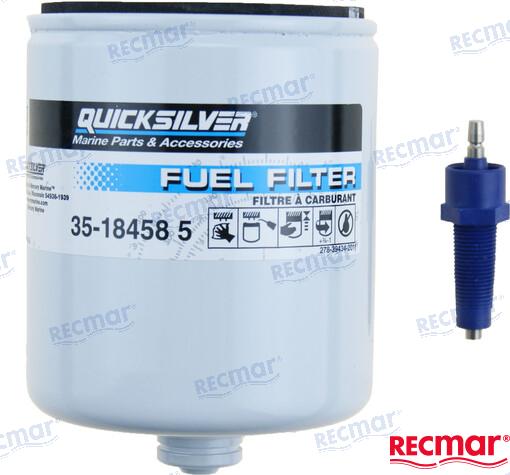 MERCRUISER FUEL FILTER WATER SEPARATOR | OEM  35-18458Q4 | FUEL FILTER | RECMAR