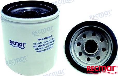 YAMAHA OIL FILTER | OEM  35-822626Q15 | OIL FILTER | RECMAR