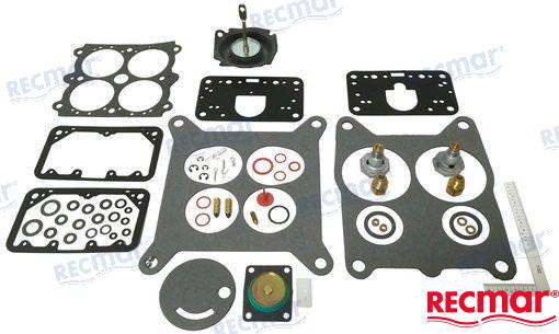 BONBARDIER VOLVO/MERCRUISER CARBURATOR KIT | OEM  3854105 | 7.4L Gi, GL, GSi 8.2L GSi HU, NC, LK, MD | RECMAR