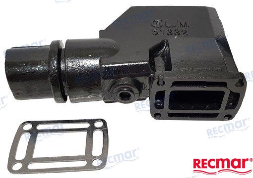 VOLVO PENTA ELBOW EFI PORT | OEM  3855271 | 5.0/5.8L & EFI FORD 302/351 CID V8 (1991+) | RECMAR