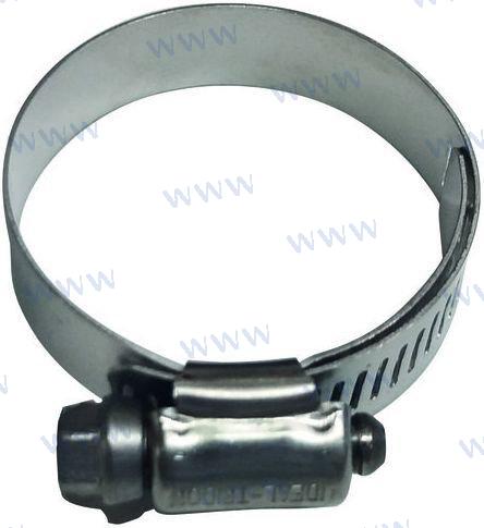 VOLVO PENTA EMBOSSED WORM GEAR HOSE CLAMP 32-50 | OEM  54-815504320 | PARTS | RECMAR