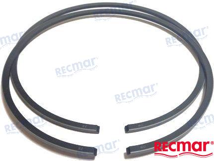 YAMAHA PISTON RING KIT 0,50MM | OEM  61N-11605-00 | 25VE/VM (1996-01) 25B/BMH (2001-10) 30G/GE (1996-00) E30HMH | RECMAR