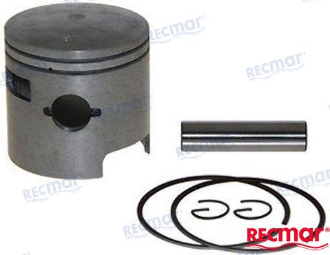 YAMAHA PISTON KIT | OEM  61N-11635-00K | 25VE/VM (1996-01) 25B/BMH (2001-10) 30G/GE (1996-00) E30HMH( | RECMAR