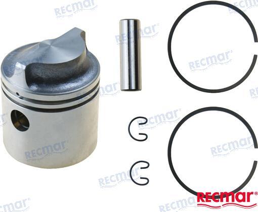 YAMAHA/MERCRUISER PISTON KIT | OEM  6E0-11631-00-98K | 4AC (1985-02) 4AS (1987-96) 5C (1994-98) 5CS (1994-96) | RECMAR