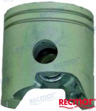 YAMAHA/MERCRUISER PISTON KIT | OEM  6E7-11631-00K | 9.9D/15D (1985-95) 9.9F/FMH/MSH (1995-14) 15F/FEM/MSH/FMH/MH | RECMAR