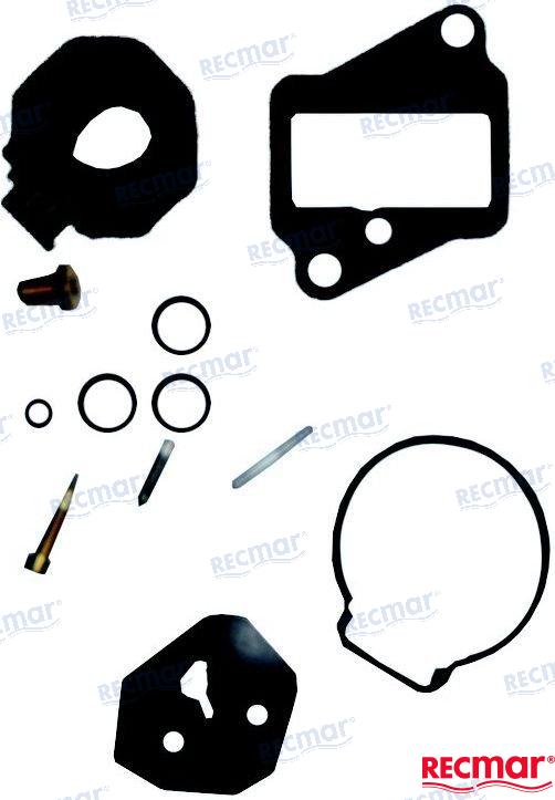 MERCURY/YAMAHA CARBURETOR REPAIR KIT | OEM  6E7-W0093-01 | 9.9D (1990-93) 15D (1990-93) | RECMAR