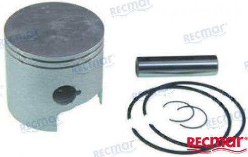 YAMAHA PISTON KIT | OEM  6H4-11635-01K | 25Q/QEO (1990-94) 40V/VMH/VETO/VMH/ | RECMAR