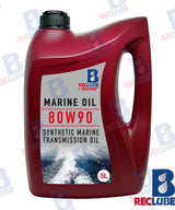 SYNTHETIC MARINE OIL FOR TRANS. 5L (3) | OEM  80W90U3 | LUBRICANTS | RECMAR