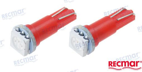 BULB 12V, 1.2W RED  (PACK 2) | OEM  863946 | BULBS | RECMAR