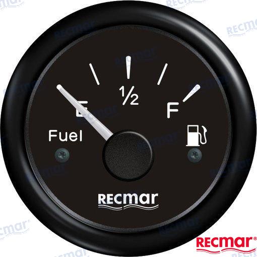 FUEL LEVEL EUROPEAN 0-190º BLACK | OEM  10200 | INSTRUMENTATION | RECMAR