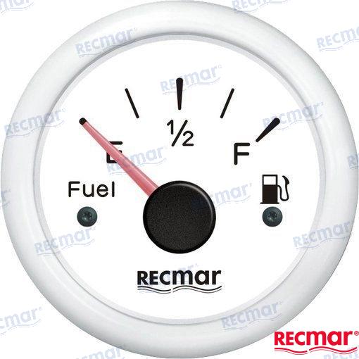 FUEL LEVEL EUROPEAN 0-190? WHITE | OEM  10300 | INSTRUMENTATION | RECMAR