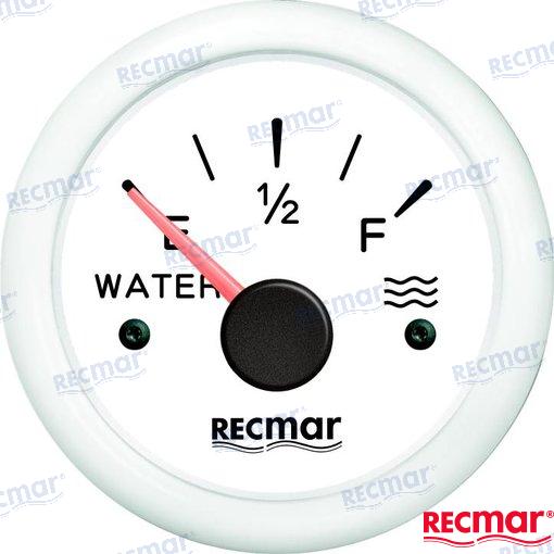 WATER LEVEL EUROPEAN 0-190º WHITE | OEM  11300 | INSTRUMENTATION | RECMAR