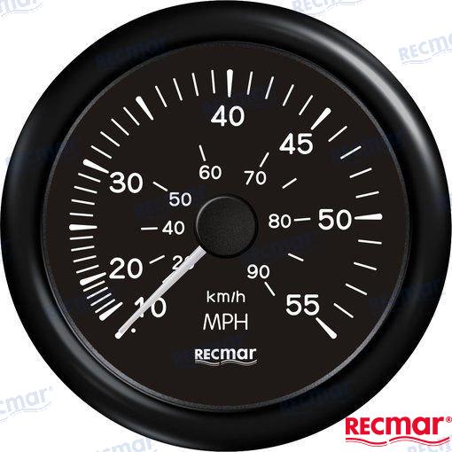 SPEEDOMETER 0/55 MPH BLACK | OEM  18203 | INSTRUMENTATION | RECMAR