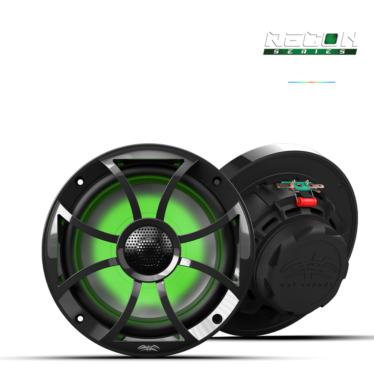 RECON 6-BG RGB | RECON™ Series 6.5-inch High-Output Component Style Coaxial Speakers w/ XS-Black RGB Grilles