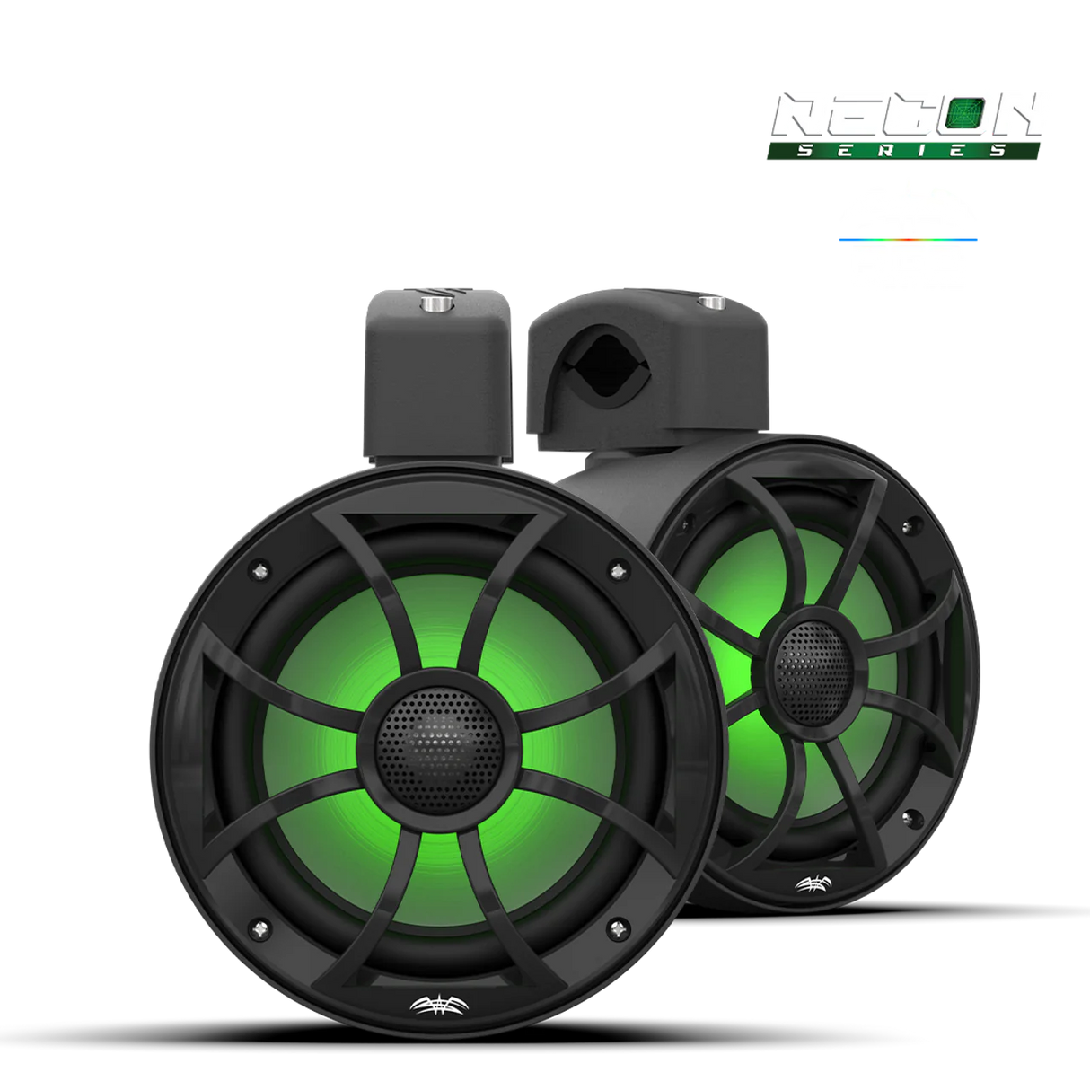 RECON 6 POD-BG | Wet Sounds™ 6.5-Inch Coaxial Tower Speakers w/ XS-Black RGB Grilles