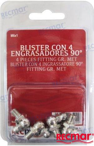 4 PIECES FITTING GR. MET | OEM  11958 | TOOLS | RECMAR