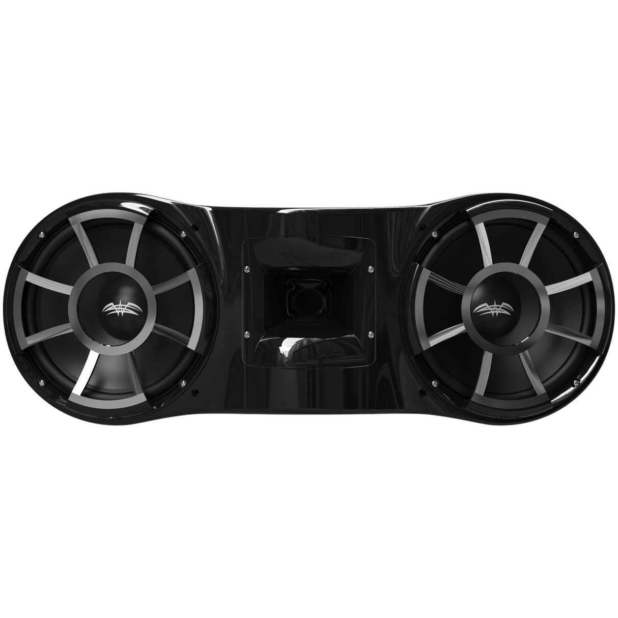 REV 410 Black V2 | Wet Sounds Revolution Series Dual 10" Black Tower Speaker