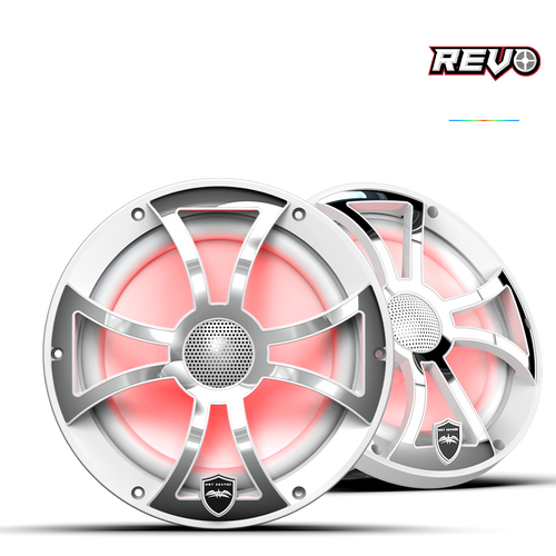 WET SOUNDS REVO SPEAKERS 8" - 8-XSW-SS WHITE PAIR | WETREVO8-XS-W-SS