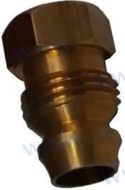 MERCRUISER BRASS HIDRAULIC COMP.NUT | OEM  22-49718 | BRASS | ORIGINAL PRODUCT