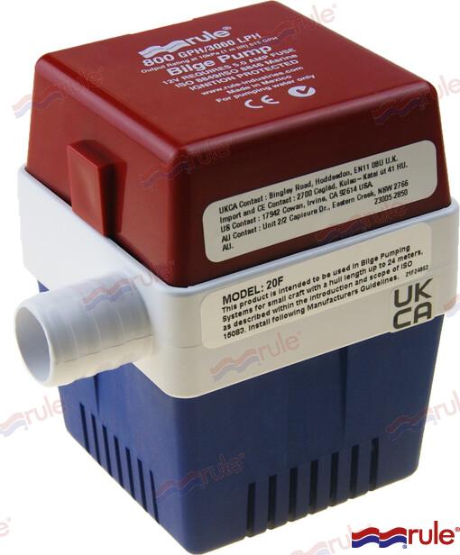 BILGE PUMP 12V 2.8A | OEM  20F | BILGE | RULE