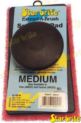 SCRUB PAD MEDIUM RED | OEM  40021 | MAINTENANCE | STARBRITE