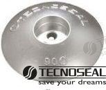 SINGLE ANODE IN ZINC ALLOY FOR RUDDER | OEM  00102 | ANODES | TECNOSEAL