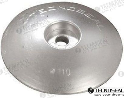 SINGLE ANODE IN ZINC ALLOY FOR RUDDER | OEM  00103 | ANODES | TECNOSEAL