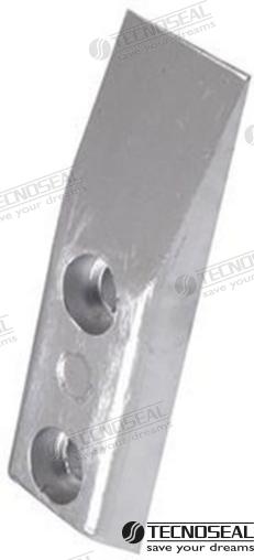 ANODE FAST HULL 210X70X25 | OEM  00230 | ANODES | TECNOSEAL