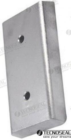 ANODE RECTANGULAR 220X100X30 | OEM  00237 | RECTANGULAR | TECNOSEAL