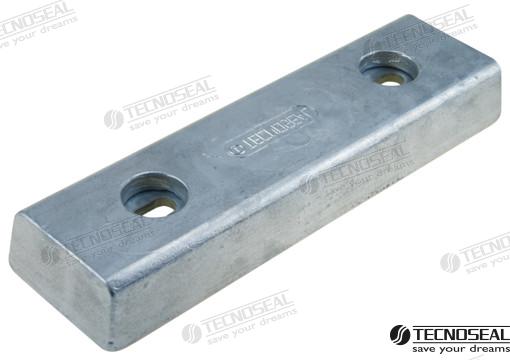 ANODE RECTANGULAR 300X80X46 | OEM  00245 | RECTANGULAR | TECNOSEAL