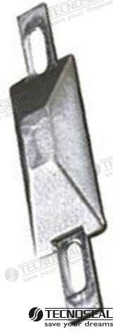 ANODE WELD ON LINGOT 0,5KG | OEM  00386 | WELD ON | TECNOSEAL