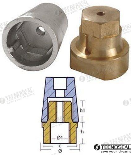 ANODE RADICE COMPLETE EJE 45 | OEM  00414E | RADICE COMPLETE | TECNOSEAL