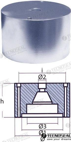 ANODE RIVA MERCURIUS 9,14KG. | OEM  00436 | RIVA | TECNOSEAL