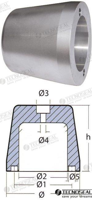 ANODE RIVA SPLENDIDA 7,05KG. | OEM  00437 | RIVA | TECNOSEAL