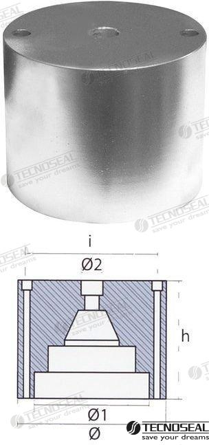 ANODE FERRETTI 680 12,5KG. | OEM  00479 | ANODES | TECNOSEAL