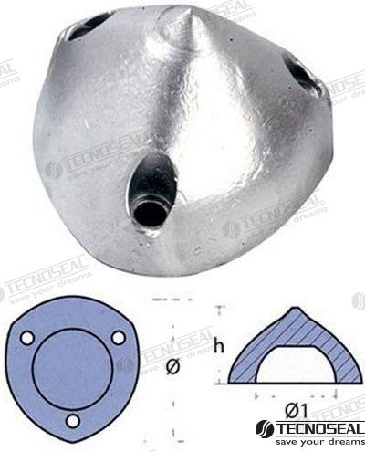 ANODE MAX PROP 52MM. | OEM  00483 | MAX PROP | TECNOSEAL